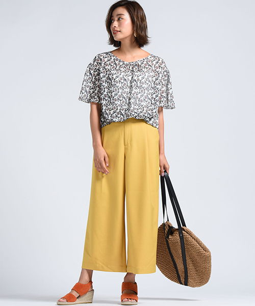 LIPSTAR（リップスター）の「ペイズリー柄フレアスリーブブラウス（シャツ/ブラウス・レディース・ホワイト系その他2/ブルー系その他2・M）」の11枚目の写真