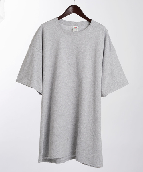 FRUIT OF THE LOOM（フルーツオブザルーム）の「【FRUIT OF THE LOOM/フルーツオブザルーム】 Crew Neck Cut & Sew Cotton Short Sleeve（Tシャツ/カットソー・メンズ・ホワイト/ブラック/パープル/ネイビー/ピンク/グリーン/ヘザーグレー/マルーン・M/L/XL）」の13枚目の写真