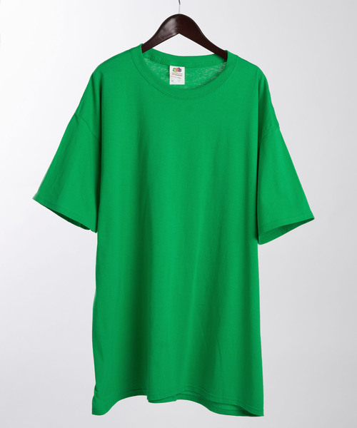 FRUIT OF THE LOOM（フルーツオブザルーム）の「【FRUIT OF THE LOOM/フルーツオブザルーム】 Crew Neck Cut & Sew Cotton Short Sleeve（Tシャツ/カットソー・メンズ・ホワイト/ブラック/パープル/ネイビー/ピンク/グリーン/ヘザーグレー/マルーン・M/L/XL）」の14枚目の写真