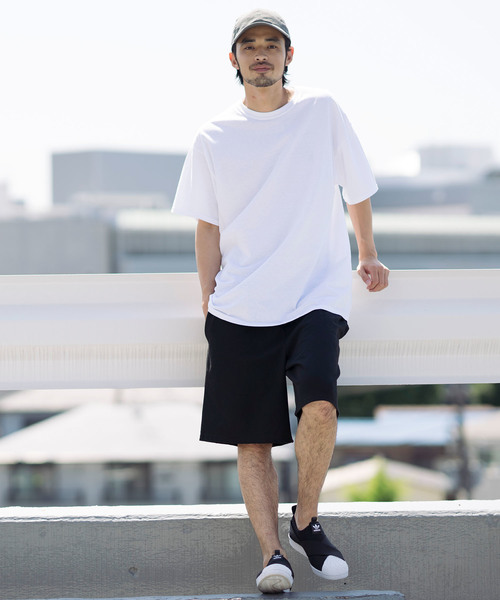 FRUIT OF THE LOOM（フルーツオブザルーム）の「【FRUIT OF THE LOOM/フルーツオブザルーム】 Crew Neck Cut & Sew Cotton Short Sleeve（Tシャツ/カットソー・メンズ・ホワイト/ブラック/パープル/ネイビー/ピンク/グリーン/ヘザーグレー/マルーン・M/L/XL）」の22枚目の写真