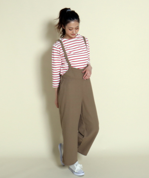 MARBLE WALTS（マーブルワルツ）の「オトナサロペット（サロペット/オーバーオール・レディース・ブラック/ベージュ/ネイビー・M/L）」の22枚目の写真