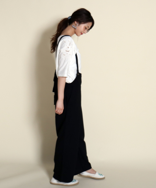 MARBLE WALTS（マーブルワルツ）の「オトナサロペット（サロペット/オーバーオール・レディース・ブラック/ベージュ/ネイビー・M/L）」の21枚目の写真