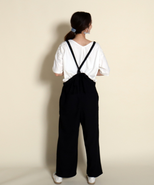 MARBLE WALTS（マーブルワルツ）の「オトナサロペット（サロペット/オーバーオール・レディース・ブラック/ベージュ/ネイビー・M/L）」の18枚目の写真