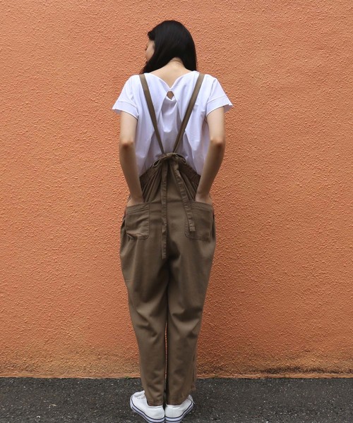 MARBLE WALTS（マーブルワルツ）の「オトナサロペット（サロペット/オーバーオール・レディース・ブラック/ベージュ/ネイビー・M/L）」の6枚目の写真