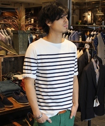ボーダー5ブソデカットソー #
