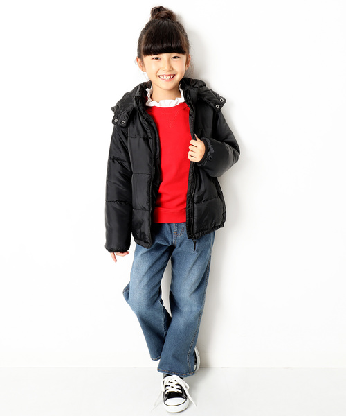 devirock（デビロック）の「ファイバーダウンジャケット（ダウンジャケット/コート・キッズ・ブラック/ネイビー/レッド/キャメル/ブルー系その他/レッド系その他/ブラウン系その他・110cm/100cm/120cm/130cm/140cm/150cm/160cm）」の8枚目の写真