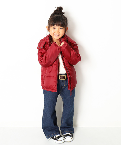 devirock（デビロック）の「ファイバーダウンジャケット（ダウンジャケット/コート・キッズ・ブラック/ネイビー/レッド/キャメル/ブルー系その他/レッド系その他/ブラウン系その他・110cm/100cm/120cm/130cm/140cm/150cm/160cm）」の10枚目の写真