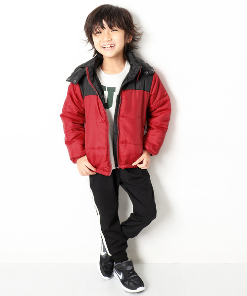 devirock（デビロック）の「ファイバーダウンジャケット（ダウンジャケット/コート・キッズ・ブラック/ネイビー/レッド/キャメル/ブルー系その他/レッド系その他/ブラウン系その他・110cm/100cm/120cm/130cm/140cm/150cm/160cm）」の13枚目の写真