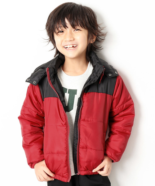 devirock（デビロック）の「ファイバーダウンジャケット（ダウンジャケット/コート・キッズ・ブラック/ネイビー/レッド/キャメル/ブルー系その他/レッド系その他/ブラウン系その他・110cm/100cm/120cm/130cm/140cm/150cm/160cm）」の7枚目の写真