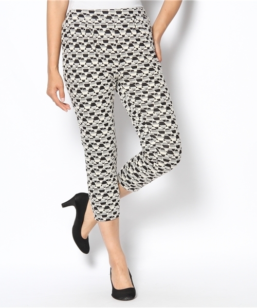 JOURNAL STANDARD（ジャーナルスタンダード）の「☆カットジャガード　タックパンツ #（その他パンツ・レディース・ブラック/ブラックミックス/ブラック系その他・38/36/40）」の2枚目の写真