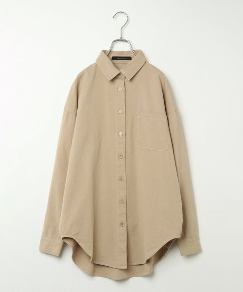 VENCEEXCHANGE（ヴァンスエクスチェンジ）の「バックパッチミリタリービッグシャツ（シャツ/ブラウス・レディース・ブラック/オリーブ/ベージュ・M）」の11枚目の写真