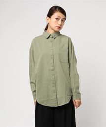 VENCEEXCHANGE | バックパッチミリタリービッグシャツ(シャツ/ブラウス)