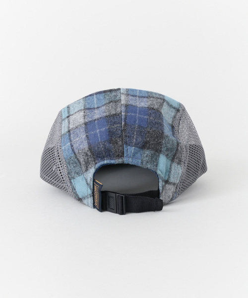 PENDLETON(ペンドルトン)の「PENDLETON PD CHECK FABRIC JET CAP(キャップ・メンズ・ブラック/ブルー/グリーン・FREE)」の5枚目の写真