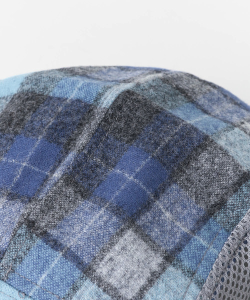 PENDLETON(ペンドルトン)の「PENDLETON PD CHECK FABRIC JET CAP(キャップ・メンズ・ブラック/ブルー/グリーン・FREE)」の6枚目の写真