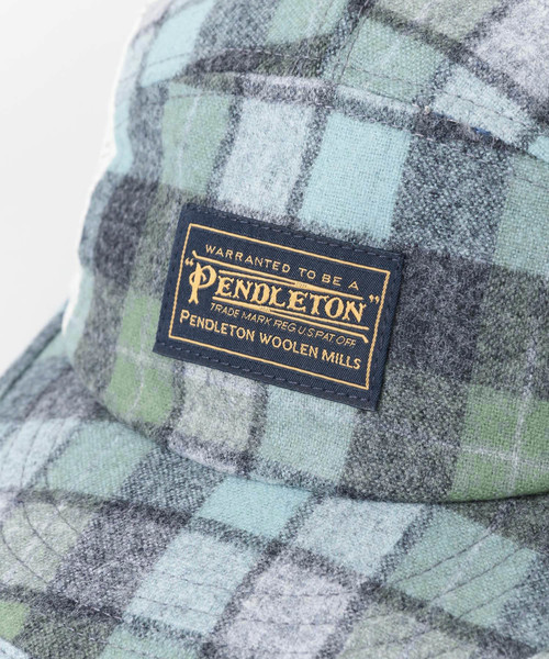 PENDLETON(ペンドルトン)の「PENDLETON PD CHECK FABRIC JET CAP(キャップ・メンズ・ブラック/ブルー/グリーン・FREE)」の11枚目の写真