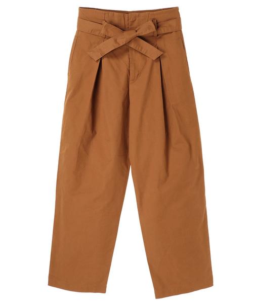 AMERICAN HOLIC（アメリカンホリック）の「ベルト付タックパンツ（その他パンツ・レディース・ブラック/ベージュ/カーキ/キャメル・M/L）」の7枚目の写真