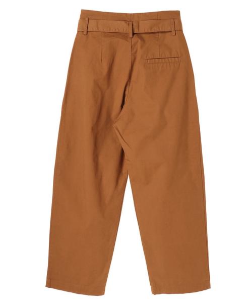 AMERICAN HOLIC（アメリカンホリック）の「ベルト付タックパンツ（その他パンツ・レディース・ブラック/ベージュ/カーキ/キャメル・M/L）」の11枚目の写真