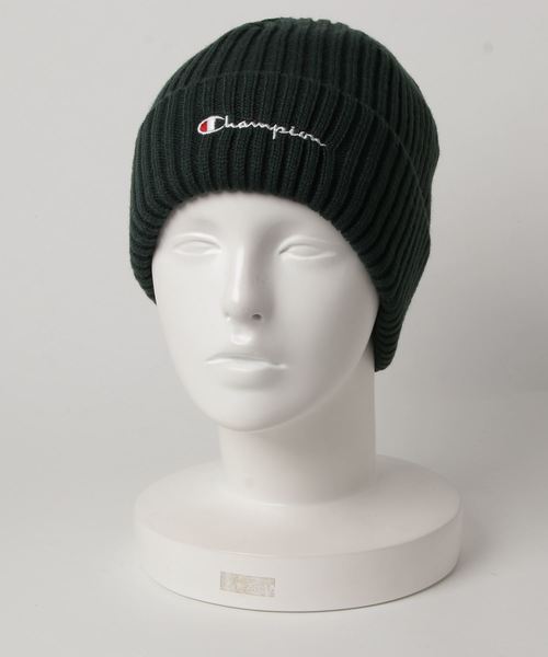 Champion（チャンピオン）の「【CHAMPION/チャンピオン】ウラフリースニットワッチ　ビーニー（ニットキャップ/ビーニー・レディース・ブラック/ライトパープル/マスタード/レッド/ブルー/ネイビー/パープル/ワイン/グリーン/ホワイト/杢グレー/ベージュ・FREE）」の5枚目の写真