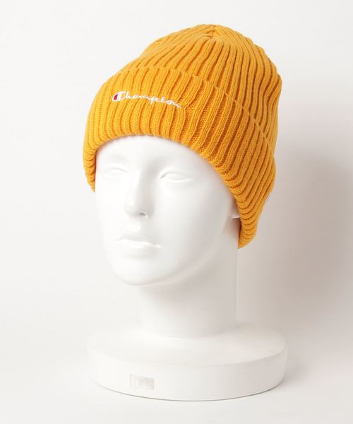 Champion（チャンピオン）の「【CHAMPION/チャンピオン】ウラフリースニットワッチ　ビーニー（ニットキャップ/ビーニー・レディース・ブラック/ライトパープル/マスタード/レッド/ブルー/ネイビー/パープル/ワイン/グリーン/ホワイト/杢グレー/ベージュ・FREE）」の10枚目の写真