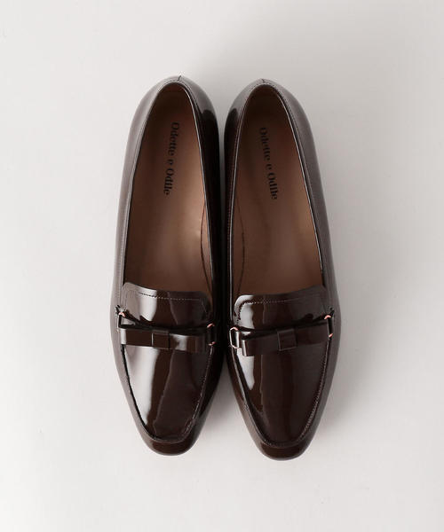 ODETTE E ODILE(オデットエオディール)の「OFD リボンモカ スリッポン20↑(ローファー・レディース・ダークグレー/モカ/ワインレッド/ブラック・22.5cm/23cm/24.5cm/23.5cm/24cm/22cm/25cm)」の3枚目の写真