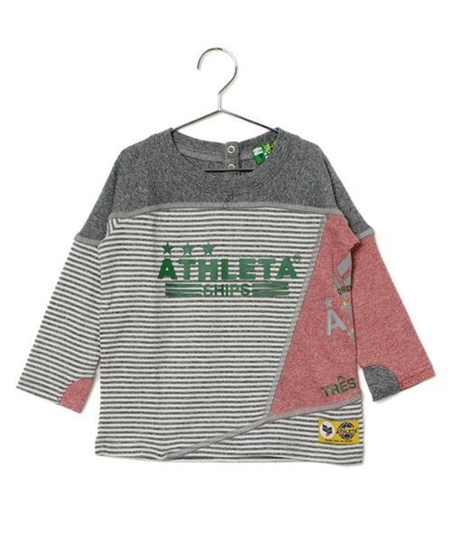 SHIPS（シップス）の「ATHLETA★★★SHIPS KIDS:プリント ロングスリーブ TEE(baby)（Tシャツ/カットソー・キッズ・グレー/ネイビー・80/90）」の2枚目の写真