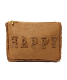 フェイクムートンメッセージクラッチBAG