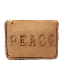 フェイクムートンメッセージクラッチBAG