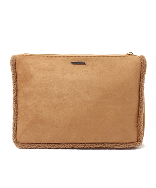 laule'a sunny side store(ラウレアサニーサイドストア)の「フェイクムートンメッセージクラッチBAG(クラッチバッグ・レディース・A/E/F/D/C/B・FREE)」の9枚目の写真
