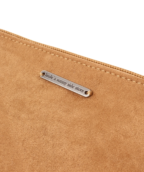 laule'a sunny side store(ラウレアサニーサイドストア)の「フェイクムートンメッセージクラッチBAG(クラッチバッグ・レディース・A/E/F/D/C/B・FREE)」の10枚目の写真