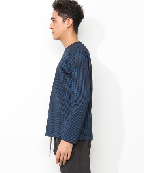 ADAM ET ROPE'（アダムエロペ）の「[NORITAKE] RAYMONDワッフルプルオーバー（Tシャツ/カットソー・メンズ・ネイビー/オリーブ/イエロー系その他・M/L）」の7枚目の写真