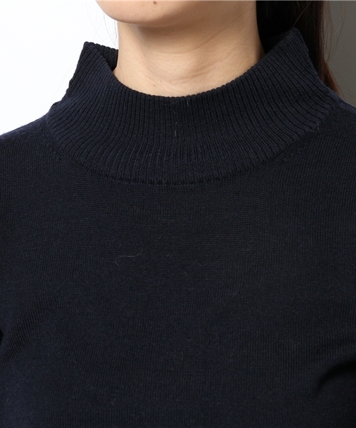 Another Edition(アナザーエディション)の「AE HI/N PO(ニット/セーター・レディース・ネイビー/オフホワイト/ダークグレー/ワインレッド・フリー)」の8枚目の写真