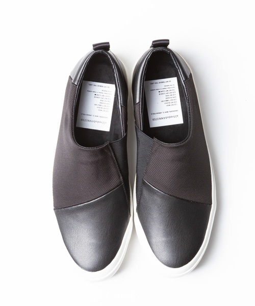 alfredoBANNISTER（アルフレッドバニスター）の「※切替ゴアスリッポン（スニーカー・メンズ・ブラック/ネイビー/その他・40/41/42/43）」の5枚目の写真