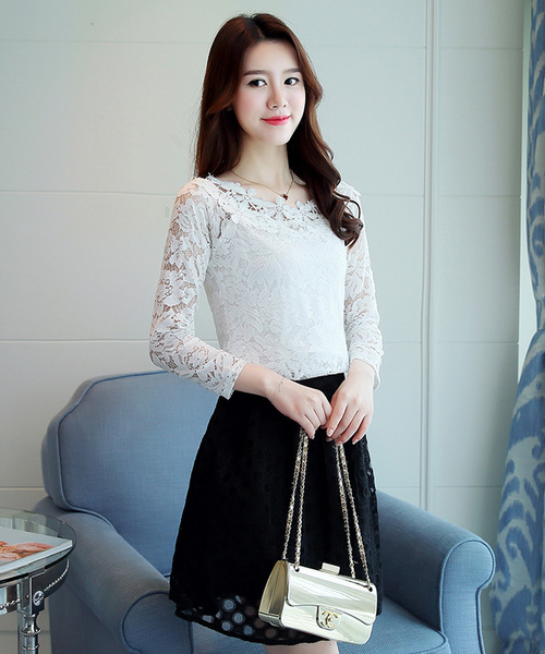 La Gemme ラジェム の 花柄レースブラウス シャツ ブラウス Wear