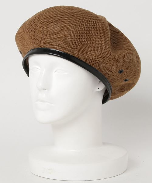 CA4LA（カシラ）の「MILITARY BERET C4（ハンチング/ベレー帽・メンズ・ライトグレー/ブラック/ブラウン/イエロー・ONESIZE）」の4枚目の写真