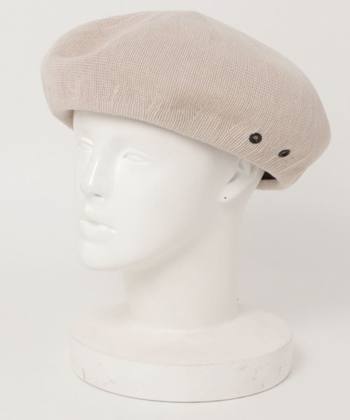 CA4LA（カシラ）の「MILITARY BERET C4（ハンチング/ベレー帽・メンズ・ライトグレー/ブラック/ブラウン/イエロー・ONESIZE）」の3枚目の写真