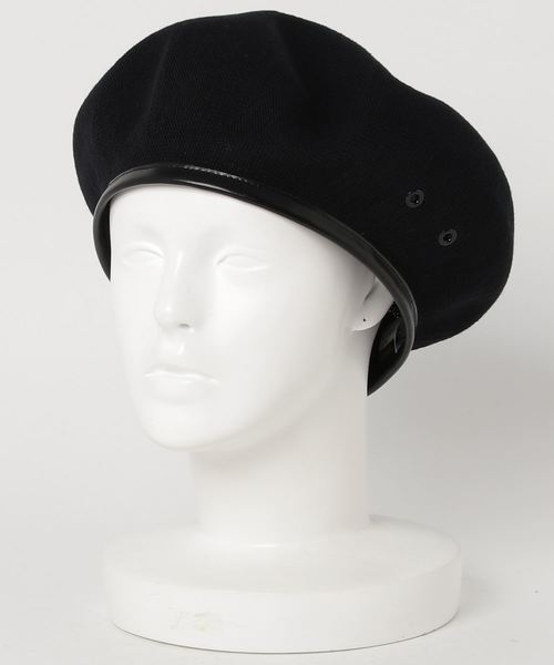 CA4LA（カシラ）の「MILITARY BERET C4（ハンチング/ベレー帽・メンズ・ライトグレー/ブラック/ブラウン/イエロー・ONESIZE）」の2枚目の写真