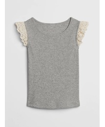 GAP | フラッタースリーブ リブタンク トップス(Tシャツ/カットソー)