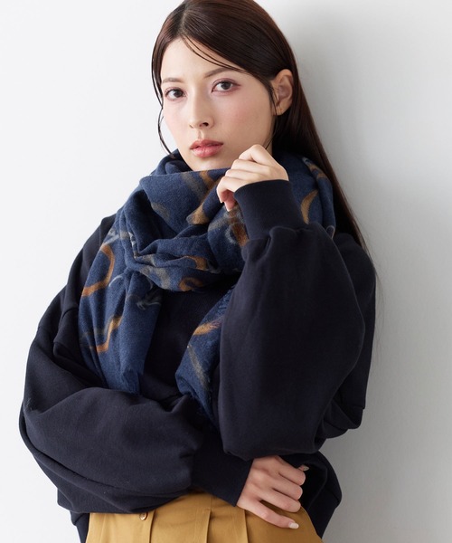 アルバスカシミヤ100％大判 ガーゼストール（ストール/ショール