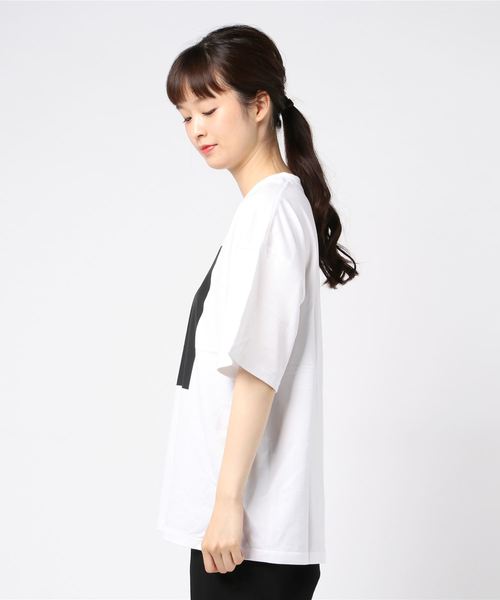 FRAPBOIS（フラボア）の「テイストＴ（Tシャツ/カットソー・レディース・ホワイト/ブラック・1/2）」の3枚目の写真