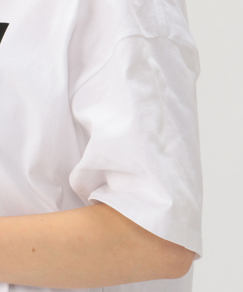 FRAPBOIS（フラボア）の「テイストＴ（Tシャツ/カットソー・レディース・ホワイト/ブラック・1/2）」の13枚目の写真