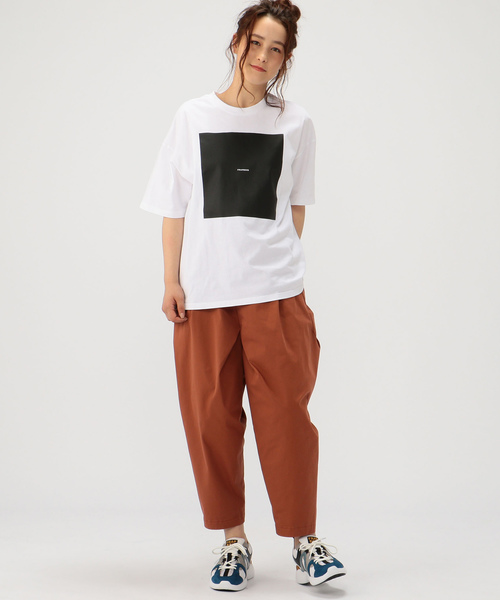 FRAPBOIS（フラボア）の「テイストＴ（Tシャツ/カットソー・レディース・ホワイト/ブラック・1/2）」の9枚目の写真