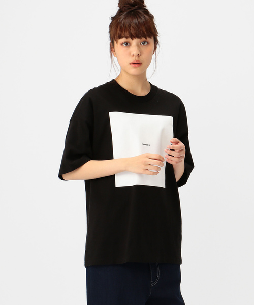 FRAPBOIS（フラボア）の「テイストＴ（Tシャツ/カットソー・レディース・ホワイト/ブラック・1/2）」の7枚目の写真