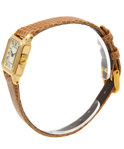 Demi-Luxe BEAMS(デミルクス ビームス)の「【VERY4月号掲載】Demi-Luxe BEAMS / スクエア レザー 腕時計(アナログ腕時計・レディース・ホワイト/ブラウン系その他・ONE SIZE)」の3枚目の写真