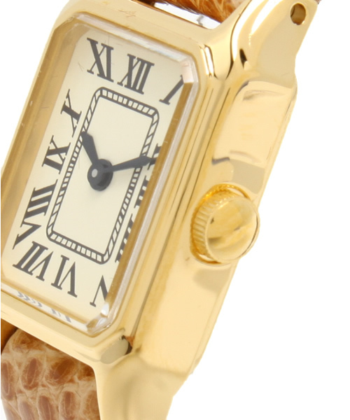 Demi-Luxe BEAMS(デミルクス ビームス)の「【VERY4月号掲載】Demi-Luxe BEAMS / スクエア レザー 腕時計(アナログ腕時計・レディース・ホワイト/ブラウン系その他・ONE SIZE)」の5枚目の写真