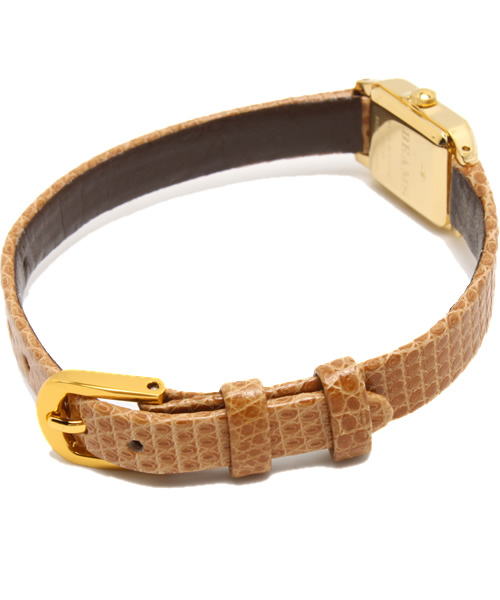 Demi-Luxe BEAMS(デミルクス ビームス)の「【VERY4月号掲載】Demi-Luxe BEAMS / スクエア レザー 腕時計(アナログ腕時計・レディース・ホワイト/ブラウン系その他・ONE SIZE)」の6枚目の写真