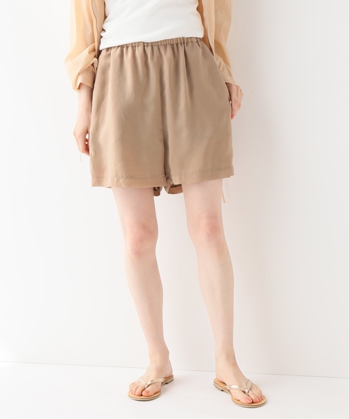 FRAMeWORK(フレームワーク)の「AMOMENT cuハーフパンツ◆(パンツ)」|ブラウン