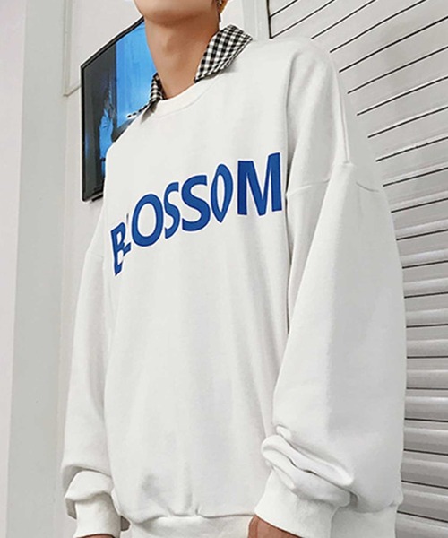 MGV(エムジーヴィー)の「【MGV】BLOSSOMロゴオーバーサイズクルーネックスウェット(スウェット・メンズ・ホワイト/ブラック/イエロー・MEDIUM/LARGE/X-LARGE)」の9枚目の写真