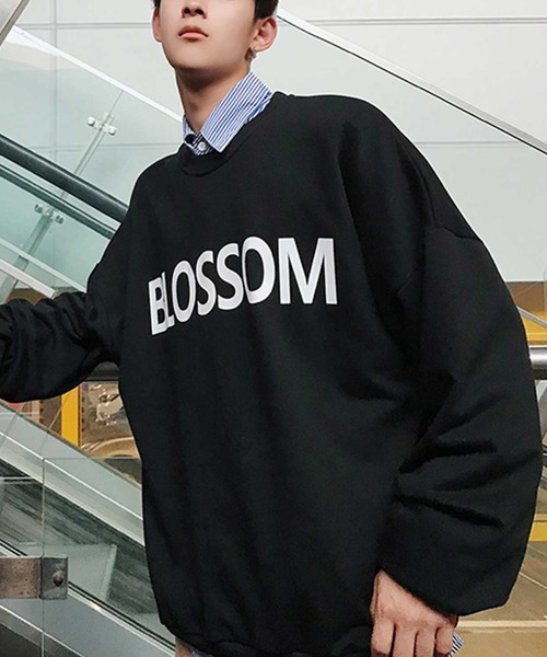 MGV(エムジーヴィー)の「【MGV】BLOSSOMロゴオーバーサイズクルーネックスウェット(スウェット・メンズ・ホワイト/ブラック/イエロー・MEDIUM/LARGE/X-LARGE)」の7枚目の写真