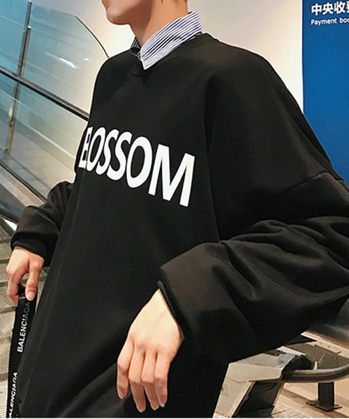 MGV(エムジーヴィー)の「【MGV】BLOSSOMロゴオーバーサイズクルーネックスウェット(スウェット・メンズ・ホワイト/ブラック/イエロー・MEDIUM/LARGE/X-LARGE)」の6枚目の写真