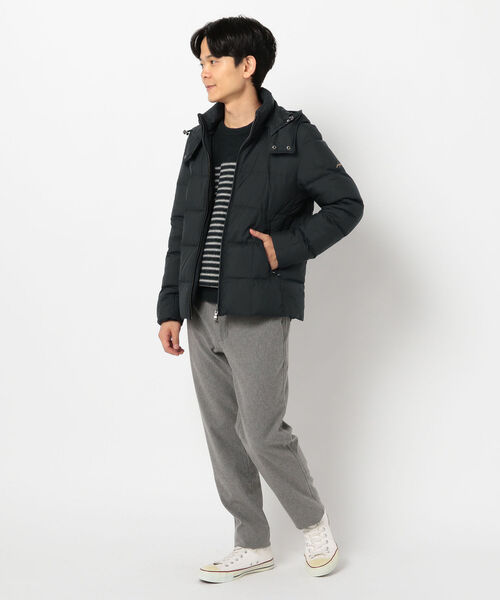 GLOSTER（グロスター）の「ワンダーシェイプ イージーパンツ（スウェットパンツ・メンズ・ライトグレー/ブラック系その他/ダークネイビー/チャコールグレー・S/M/L/XL）」の9枚目の写真